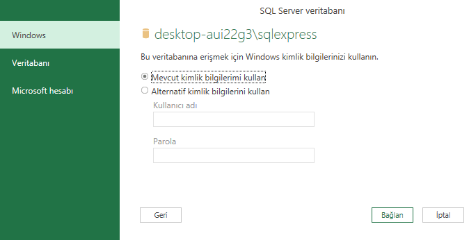 Excel-SQL Arasında Bağlantı Kurma - Excel Gezegeni Excel-SQL Arasında Bağlantı Kurma