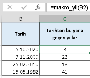 Fonksiyon prosedürleri