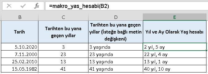 Fonksiyon Prosedürleri - Excel Gezegeni Fonksiyon prosedürleri