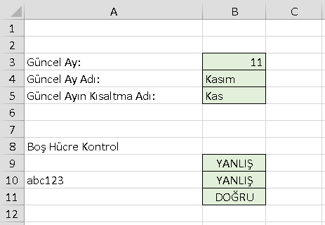 En kullanışlı VBA Fonksiyonları - Dosya - Dir - Diğer