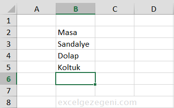 Göreli Başvurular - Excel Gezegeni Göreli Başvurular