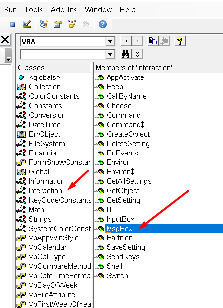 Object Browser