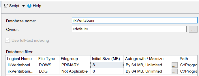 Veri Tabanı Oluşturma - Excel Gezegeni Veri Tabanı Oluşturma