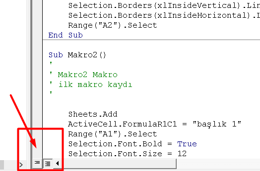 Visual Basic Editor (VBE)