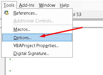 Visual Basic Editor (VBE)