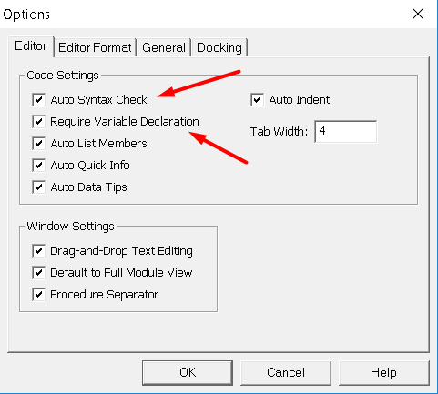 Visual Basic Editor (VBE)