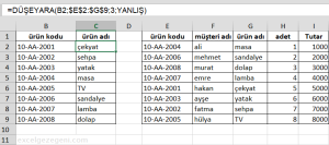 Arama ve Referans Fonksiyonları - Excel Gezegeni Arama ve Referans Fonksiyonları