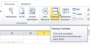 Birden Çok Çalışma Kitabını Görüntüleme - Excel Gezegeni Birden Çok Çalışma Kitabını Görüntüleme