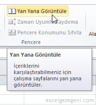 Birden Çok Çalışma Kitabını Görüntüleme