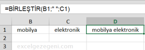 BİRLEŞTİR - Excel Gezegeni BİRLEŞTİR