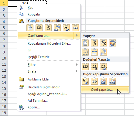 Boş Olanları Atla - Excel Gezegeni Boş Olanları Atla