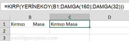 Boşlukları Kaldırmak - Excel Gezegeni Boşlukları Kaldırmak