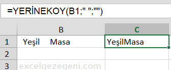 Boşlukları Kaldırmak - Excel Gezegeni Boşlukları Kaldırmak
