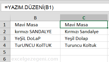 Büyük Küçük Harf Değişikliği