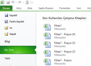 Çalışma Kitabı - Excel Gezegeni Çalışma Kitabı