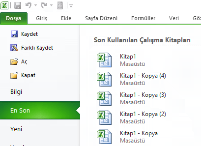 Çalışma Kitabı