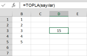 Dinamik Adlandırılmış Aralık - Excel Gezegeni Dinamik Adlandırılmış Aralık