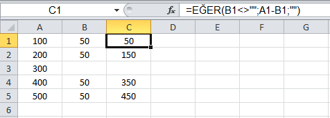Eşit değil