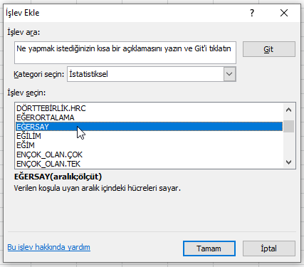 Formüller ve Fonksiyonlar - Excel Gezegeni Formüller ve Fonksiyonlar