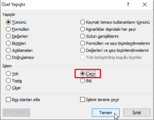 Hızlı İşlemler - Excel Gezegeni Hızlı İşlemler