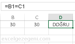 Karşılaştırma Operatörleri