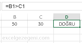 Karşılaştırma Operatörleri