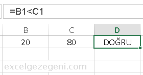 Karşılaştırma Operatörleri