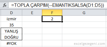 Metin İçeren Hücreleri Sayma - Excel Gezegeni Metin İçeren Hücreleri Sayma