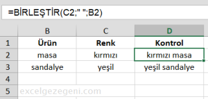 Metin Fonksiyonları - Excel Gezegeni Metin Fonksiyonları