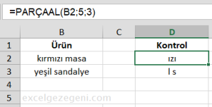 Metin İçinden Alt Metni Çıkarmak - Excel Gezegeni Metin İçinden Alt Metni Çıkarmak