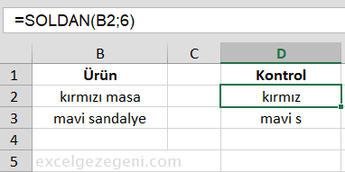 Metin İçinden Alt Metni Çıkarmak - Excel Gezegeni Metin İçinden Alt Metni Çıkarmak