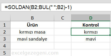Metin İçinden Alt Metni Çıkarmak - Excel Gezegeni Metin İçinden Alt Metni Çıkarmak