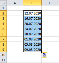 Otomatik Doldur Özelliği - Excel Gezegeni Otomatik Doldur Özelliği