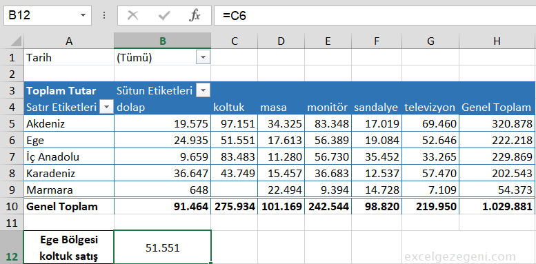 ÖZETVERİAL - Excel Gezegeni ÖZETVERİAL