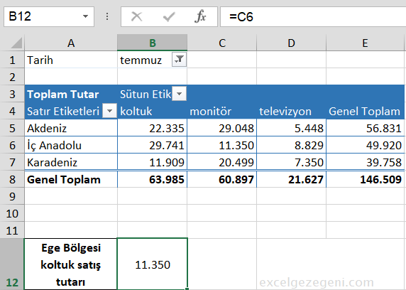 ÖZETVERİAL - Excel Gezegeni ÖZETVERİAL