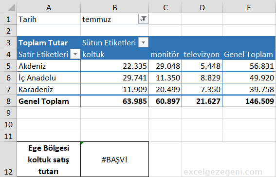ÖZETVERİAL - Excel Gezegeni ÖZETVERİAL