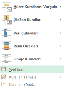 Satırları Gölgelendirmek - Excel Gezegeni Satırları Gölgelendirmek