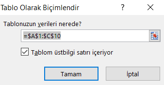 Satırları Gölgelendirmek - Excel Gezegeni Satırları Gölgelendirmek