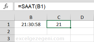 Tarih ve Saat Fonksiyonları