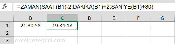 Tarih ve Saat Fonksiyonları