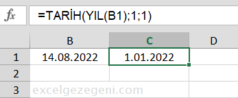 Yılın Kaçıncı Günü - Excel Gezegeni Yılın Kaçıncı Günü