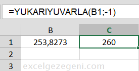 YUVARLA - Excel Gezegeni YUVARLA