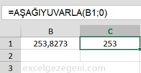 YUVARLA - Excel Gezegeni YUVARLA