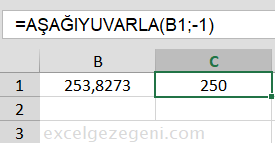 YUVARLA - Excel Gezegeni YUVARLA
