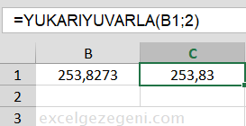 YUVARLA - Excel Gezegeni YUVARLA