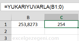 YUVARLA - Excel Gezegeni YUVARLA
