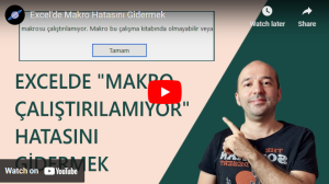 YouTube Makro Hatası