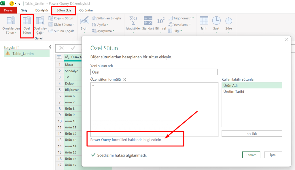 M Dili Fonksiyon Listesi - Excel Gezegeni Kategoriye göre işlevler